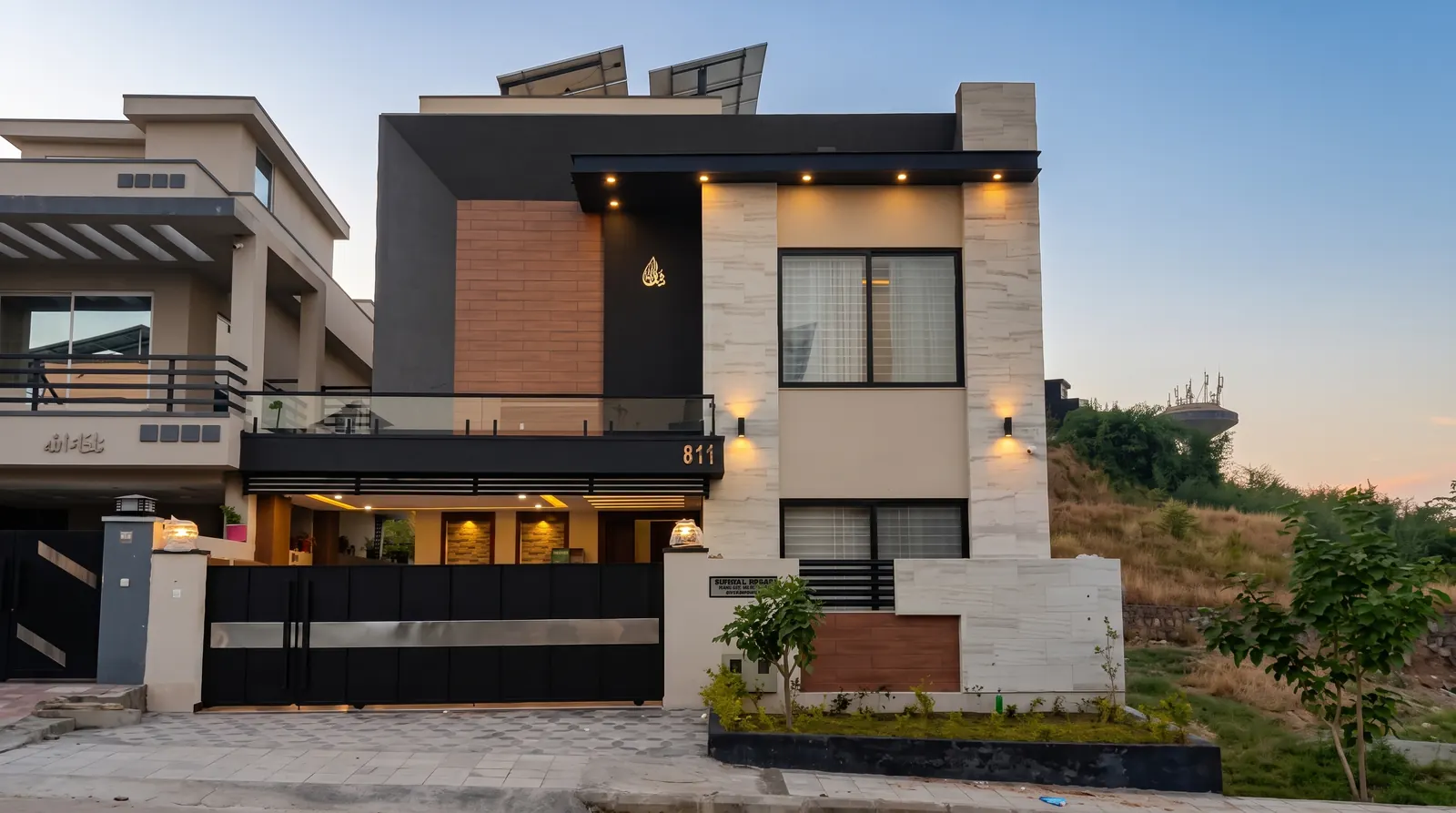 House built by Humbal Builders: Sector H, Phase 8, Bahria Town, Rawalpindi